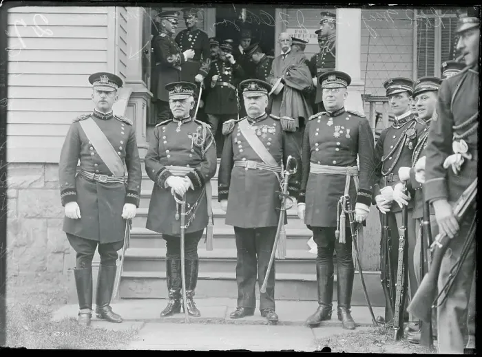 Framed Print : National Guard Standing at Attention Framed Print : National Guard Standing at Attention