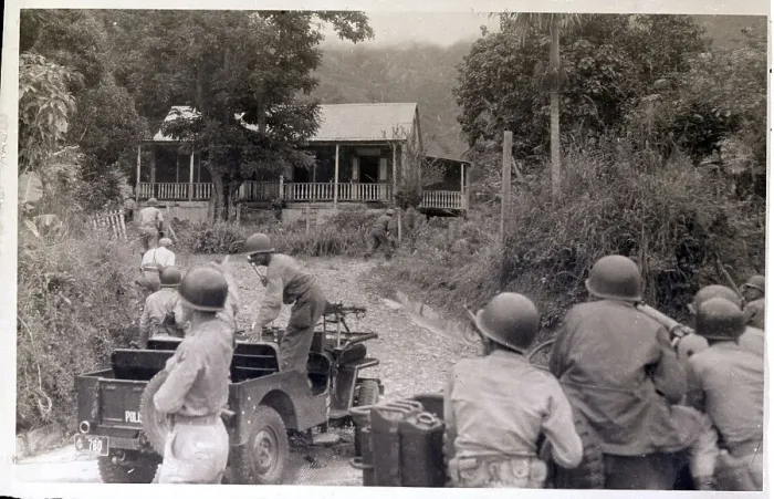 Framed Print : National Guard Surrounding Nationalist House Framed Print : National Guard Surrounding Nationalist House