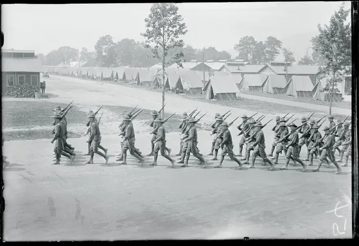 Framed Print : National Guardsmen Attending Summer Camp Framed Print : National Guardsmen Attending Summer Camp