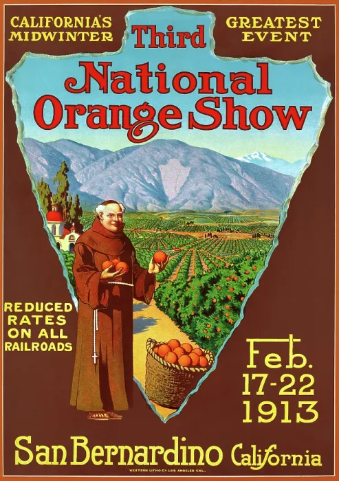 Framed Print : Third National Orange Show Framed Print : Third National Orange Show