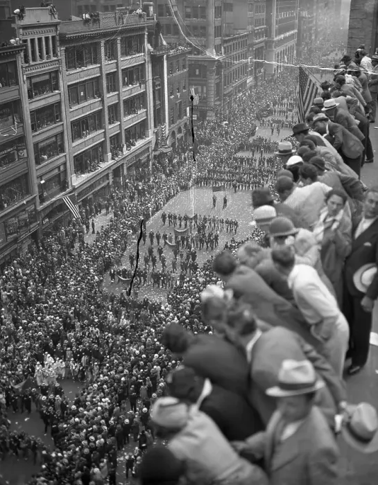 Framed Print : National Recovery Administration Parade in New York City Framed Print : National Recovery Administration Parade in New York City
