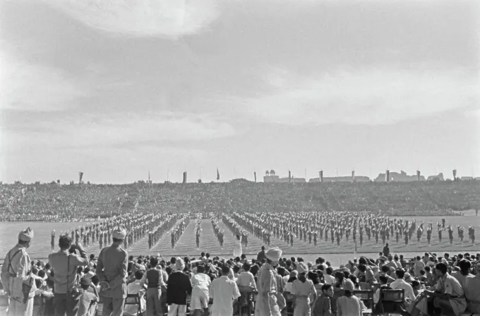 Framed Print : National Stadium Celebration, Delhi