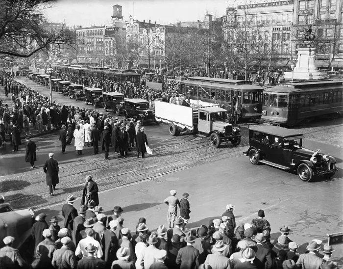 Framed Print : National Tax Reduction Parade