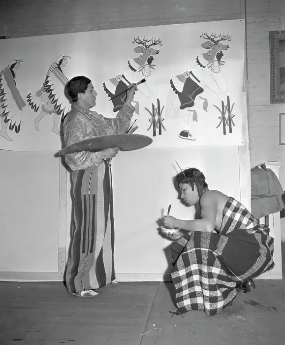 Framed Print : Native American Arts And Clothing