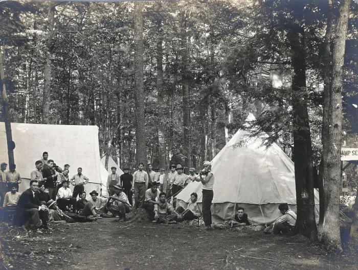 Framed Print : Native American Boys At Camp; Violinist Framed Print : Native American Boys At Camp; Violinist