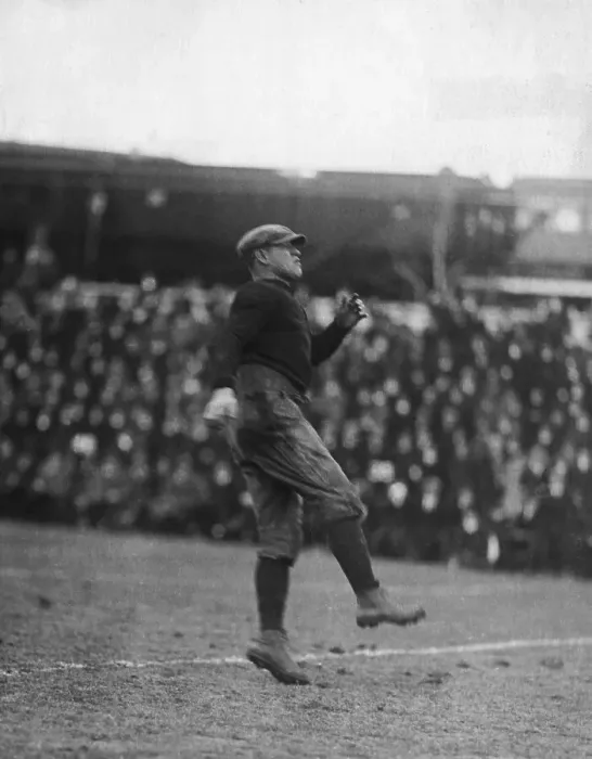 Framed Print : Native American Jim Thorpe in Football Action Framed Print : Native American Jim Thorpe in Football Action