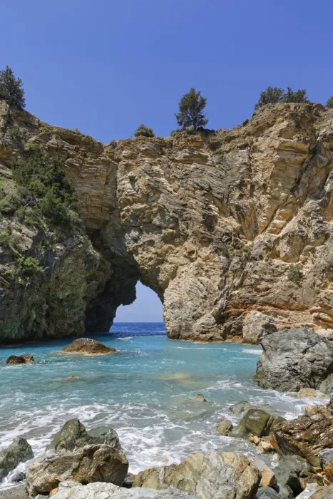 Framed Print : Natural arch, coast in Antiochia ad Cragum, Turkish Riviera, Gazipasa, Antalya Province, Turkey Framed Print : Natural arch, coast in Antiochia ad Cragum, Turkish Riviera, Gazipasa, Antalya Province, Turkey