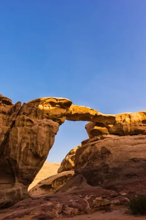 Framed Print : Natural Rock Arch Bridge during sunset Framed Print : Natural Rock Arch Bridge during sunset