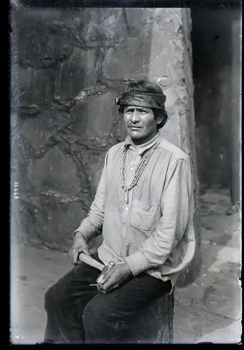 Framed Print : Navajo Indian Silversmith Framed Print : Navajo Indian Silversmith