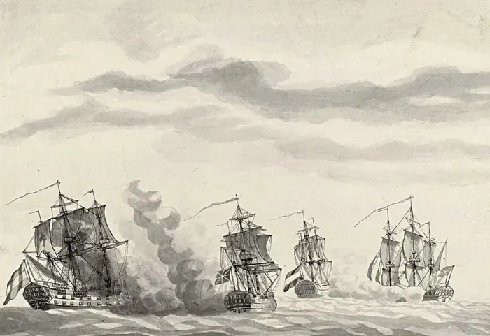 Framed Print : Naval Battle of Cadiz, 1781, France, Historical, digitally restored reproduction from an original of the time. Naval Battle of Cadiz, France, Historical, digitally restored reproduction from an original of the time Framed Print : Naval Battle of Cadiz, 1781, France, Historical, digitally restored reproduction from an original of the time. Naval Battle of Cadiz, France, Historical, digitally restored reproduction from an original of the time