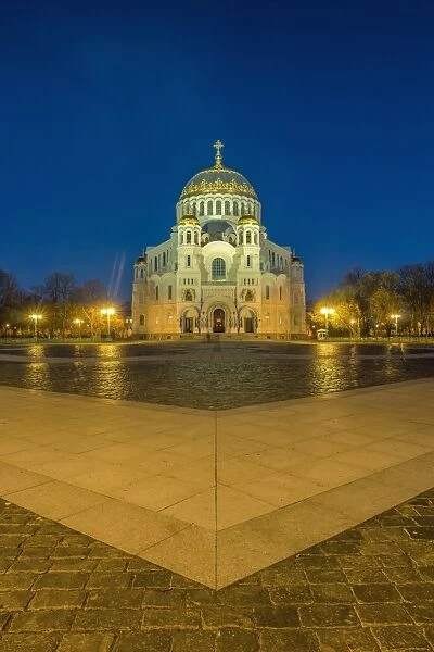 The Naval Cathedral of Saint Nicholas in Kronstadt