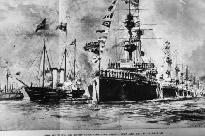 Framed Print : Naval Review Framed Print : Naval Review