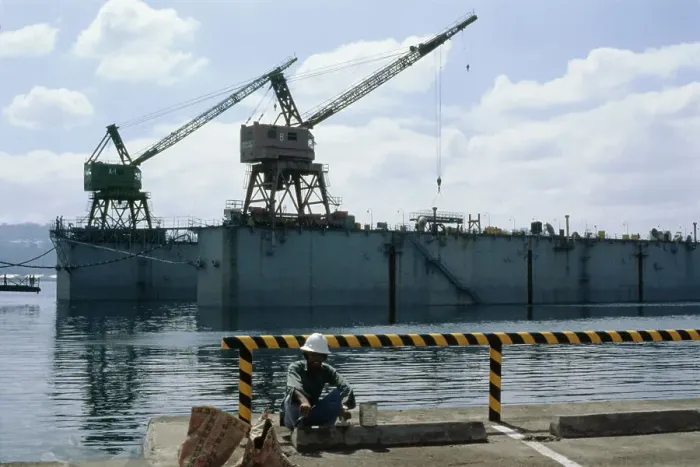 Framed Print : US Naval Ship Repair Facility Framed Print : US Naval Ship Repair Facility