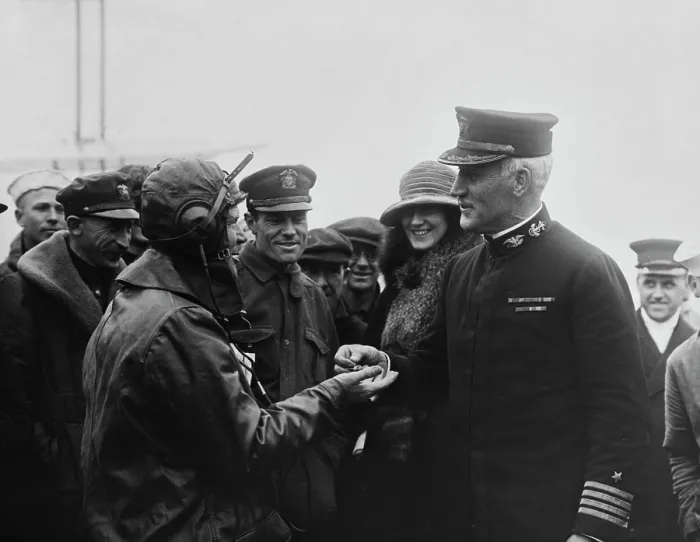 Framed Print : US Navy Aviator, Circa 1919 Framed Print : US Navy Aviator, Circa 1919