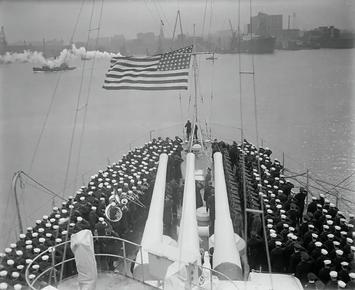 Framed Print : Navy Crew Raising Flag Framed Print : Navy Crew Raising Flag