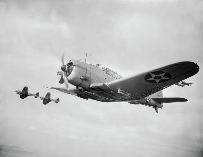 Framed Print : Navy Dive Bombers Getting Ready for Attack Framed Print : Navy Dive Bombers Getting Ready for Attack