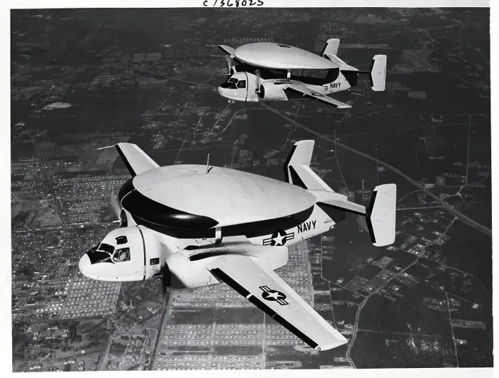 Framed Print : Navy Radar Planes in Flight Framed Print : Navy Radar Planes in Flight