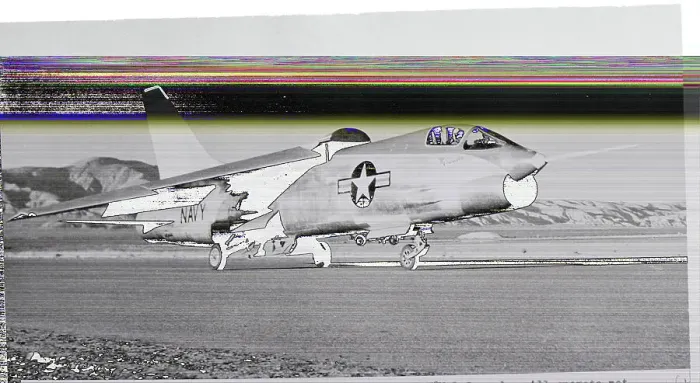 Framed Print : US Navy's F8U-1 Jet Framed Print : US Navy's F8U-1 Jet