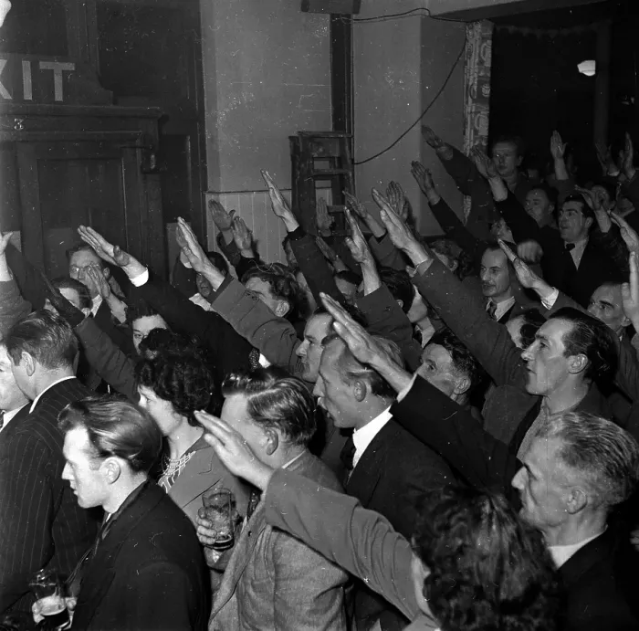 Framed Print : Nazi Salute Framed Print : Nazi Salute
