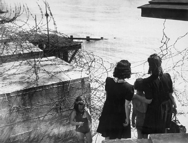 So Near. 1st August 1943: These two women and their children travelled all day