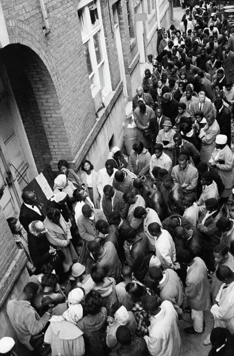 Framed Print : Negro Demonstrators Pray In Alley Framed Print : Negro Demonstrators Pray In Alley