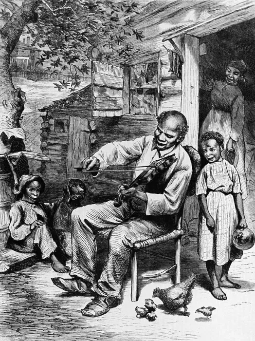 Framed Print : Negro Songs Of The Old South 1872 Ill Framed Print : Negro Songs Of The Old South 1872 Ill