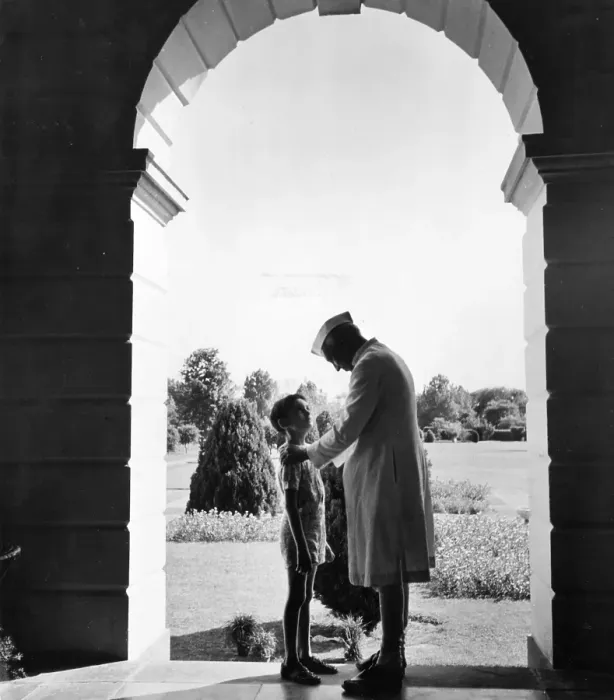 Framed Print : Nehru And Rajiv Framed Print : Nehru And Rajiv