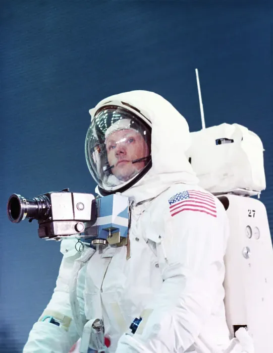 Framed Print : Neil Armstrong in Space Suit Framed Print : Neil Armstrong in Space Suit