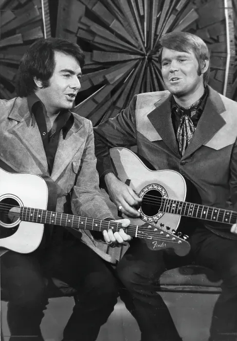 Framed Print : Neil Diamond & Glen Campbell Framed Print : Neil Diamond & Glen Campbell