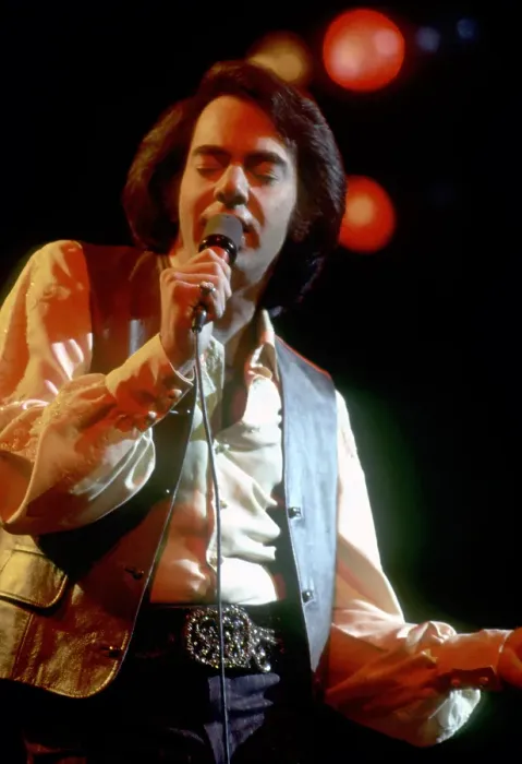 Framed Print : Neil Diamond Performing Framed Print : Neil Diamond Performing