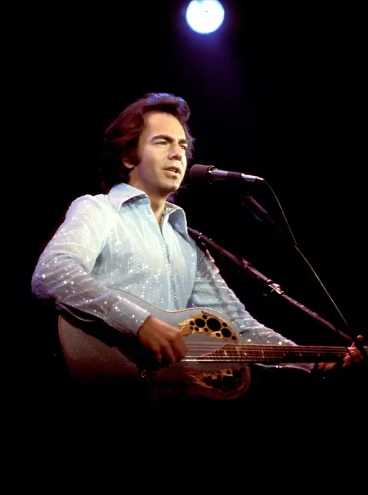 Framed Print : Neil Diamond Performing Framed Print : Neil Diamond Performing