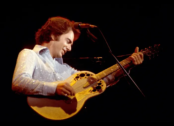Framed Print : Neil Diamond Performing Framed Print : Neil Diamond Performing
