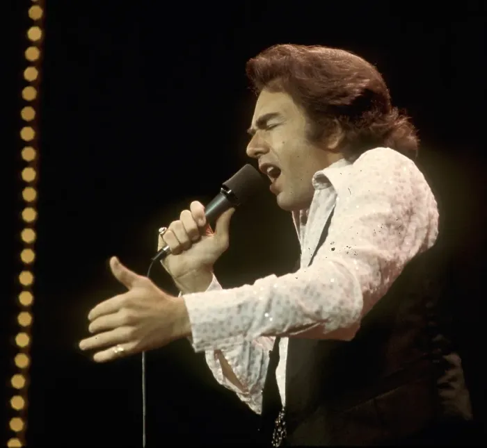 Framed Print : Neil Diamond Performing Framed Print : Neil Diamond Performing