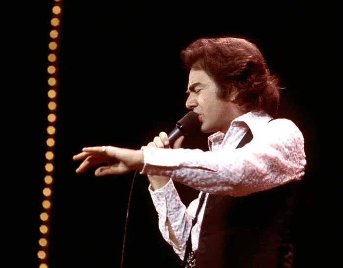 Framed Print : Neil Diamond Performing Framed Print : Neil Diamond Performing