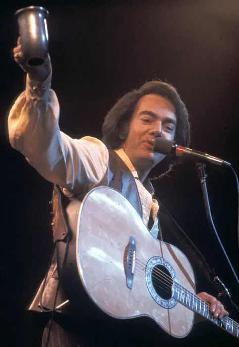 Framed Print : Neil Diamond Playing Acoustic Framed Print : Neil Diamond Playing Acoustic