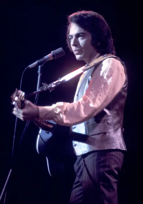 Framed Print : Neil Diamond Playing Acoustic Framed Print : Neil Diamond Playing Acoustic