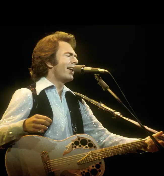 Framed Print : Neil Diamond Playing Acoustic Framed Print : Neil Diamond Playing Acoustic