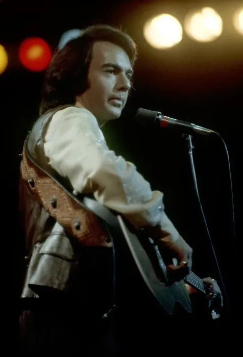 Framed Print : Neil Diamond Playing Acoustic Framed Print : Neil Diamond Playing Acoustic