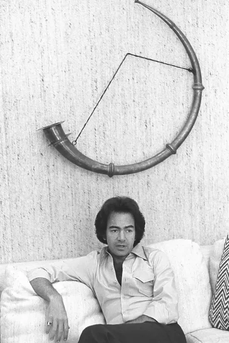 Framed Print : Neil Diamond Portrait Session At Home Framed Print : Neil Diamond Portrait Session At Home
