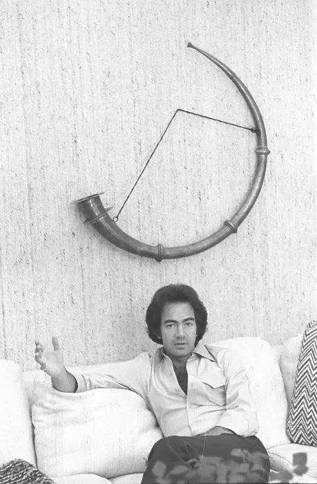 Framed Print : Neil Diamond Portrait Session At Home Framed Print : Neil Diamond Portrait Session At Home