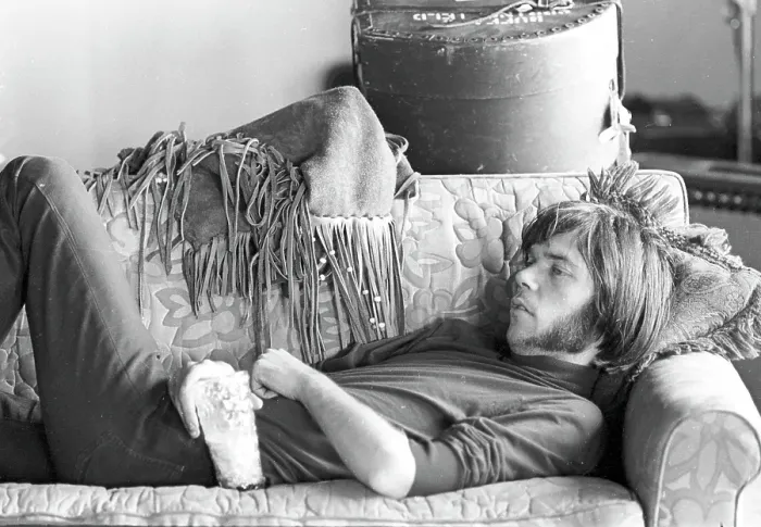 Framed Print : Neil Young In Malibu