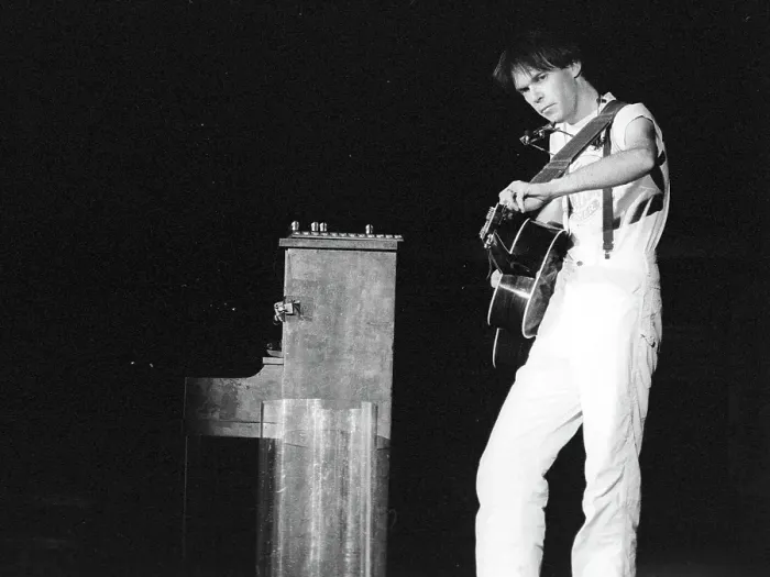 Framed Print : Neil Young Performing Framed Print : Neil Young Performing