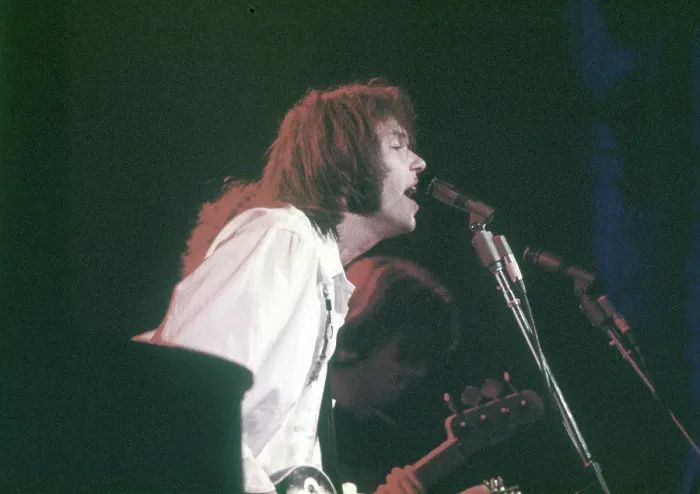 Framed Print : Neil Young Performing Framed Print : Neil Young Performing