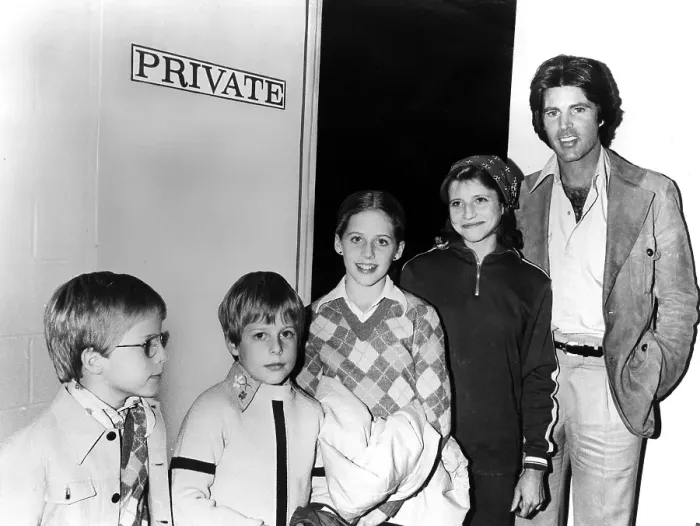 Framed Print : Nelson Family With Olympian Framed Print : Nelson Family With Olympian