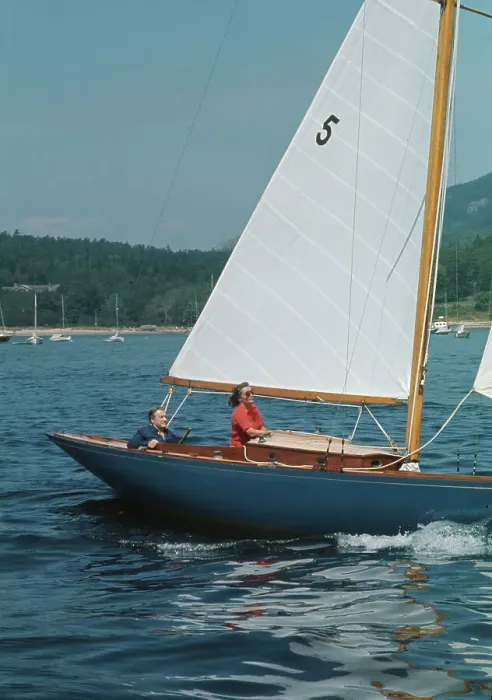 Framed Print : Nelson And Happy Rockefeller Sailing