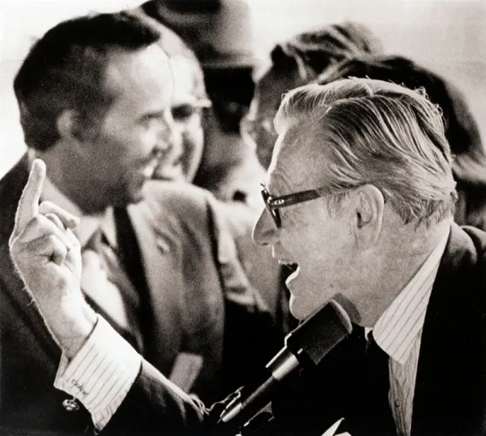Framed Print : Nelson Rockefeller Flips Off Hecklers Framed Print : Nelson Rockefeller Flips Off Hecklers