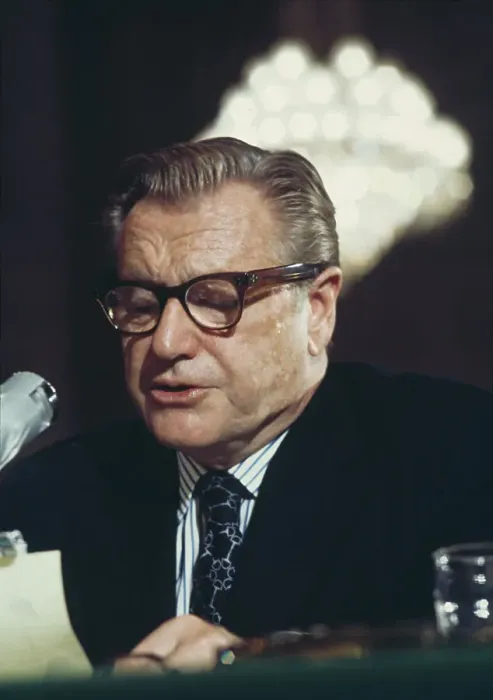 Framed Print : Nelson Rockefeller In Senate Rules Hearing Framed Print : Nelson Rockefeller In Senate Rules Hearing