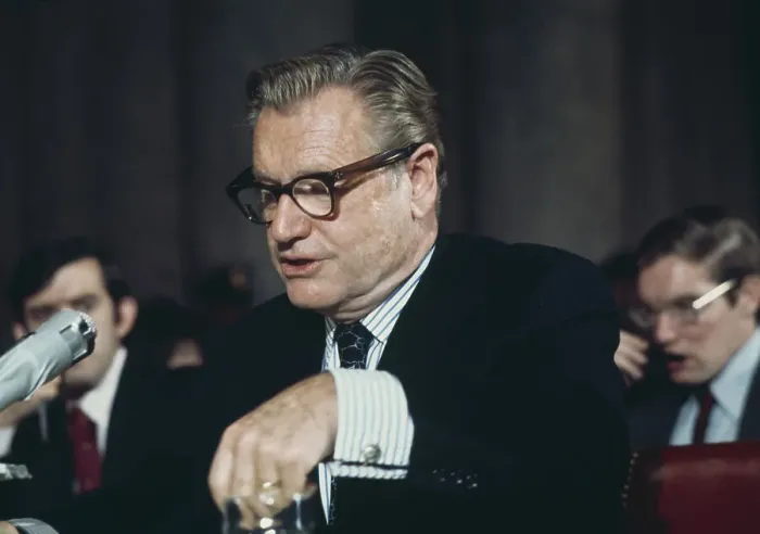 Framed Print : Nelson Rockefeller In Senate Rules Hearing Framed Print : Nelson Rockefeller In Senate Rules Hearing