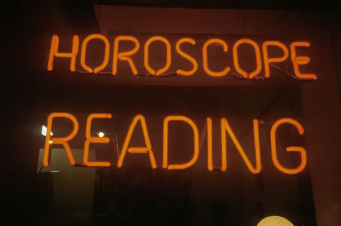 Framed Print : Neon Horoscope Reading sign in Los Angeles, CA Framed Print : Neon Horoscope Reading sign in Los Angeles, CA