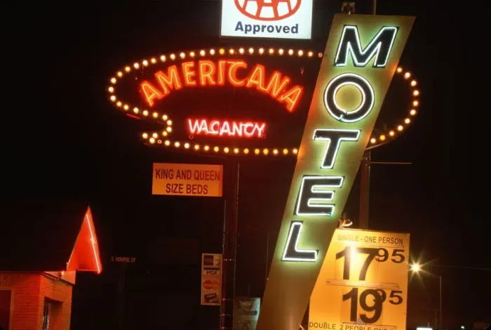 Framed Print : Neon lights for cheap motel, Las Cruces, NM Framed Print : Neon lights for cheap motel, Las Cruces, NM